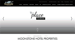 Desktop Screenshot of moonstonehotels.com